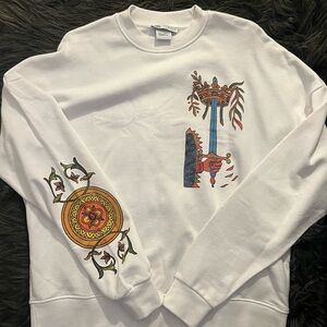 Zara White Mens Sweater